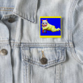 duivelse kleine imp vierkante button 5,1 cm (In situ)