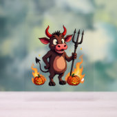 Duivelse Koe Mischief Acryl Bord (Neutraal)