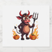 Duivelse Koe Mischief Sparkling Wijnetiket (Enkel label)