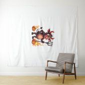 Duivelse Koe Mischief Wandkleed (In Situ (horizontaal))