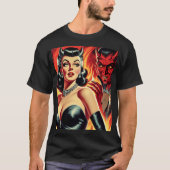  Duivelse Pin-up T-shirt (Voorkant)