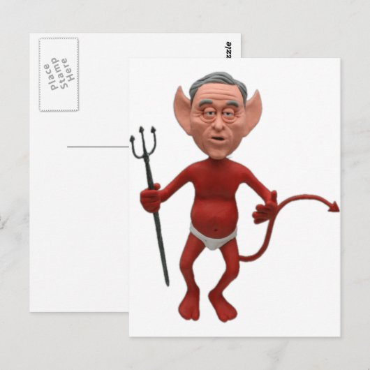 duivelse struik 01 briefkaart (Voorkant / Achterkant)