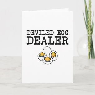 Duivelsei dealer Funny Cooking Potluck Thanksgivin Kaart