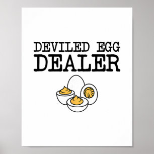 Duivelsei Dealer Grappig Koken Potluck Dankdag Poster