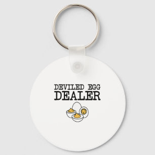 Duivelsei Dealer Grappig Koken Potluck Thanksgivin Sleutelhanger