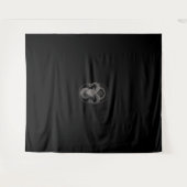 Duivelsgeit Pentagram Baphomet Satan Occult Satani Wandkleed (Voorkant (horizontaal))