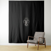 Duivelsgeit Pentagram Baphomet Satan Occult Satani Wandkleed (In situ)