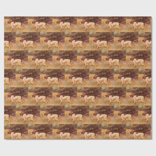  duivelsjager Gift Dog Sportsman Cadeaupapier (Vlak)