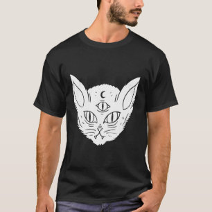 Duivelskat Hekserij Wicca Occult Heksenesoterisch T-shirt