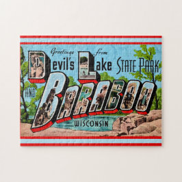 Duivelsmeer Baraboo WI 11x14 Legpuzzel