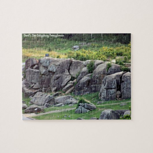 Duivelsnest Gettysburg Pennsylvania Legpuzzel (Horizontaal)