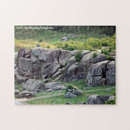 Duivelsnest Gettysburg Pennsylvania Legpuzzel (Horizontaal)