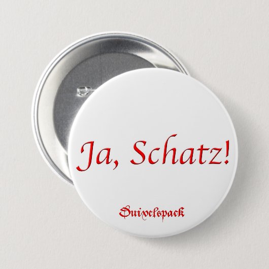 Duivelspack - Button Ja Schatz (Voorkant /achterkant)