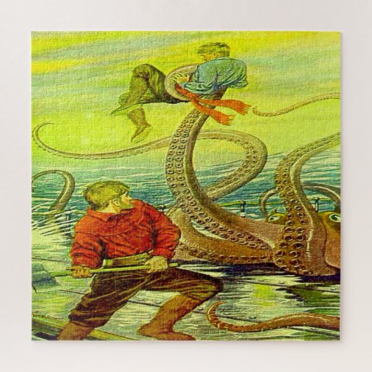 "Duivelsvis Tentakel!" Legpuzzel (Verticaal)