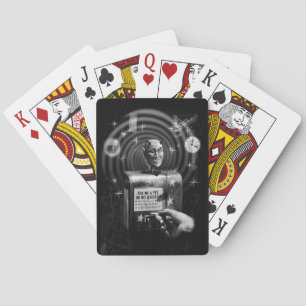 Duivelsvraag Box Vintage Sci-Fi Horror Speelkaarte Pokerkaarten