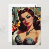  duivelsvrouw briefkaart (Voorkant / Achterkant)