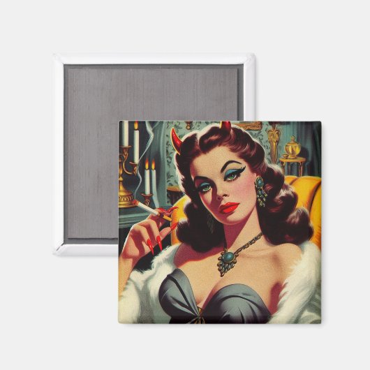 duivelsvrouw magneet (Voorkant / Achterkant)