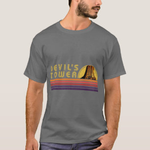 Duivelszaaier Retro Vintage Strepen vintage T-shirt