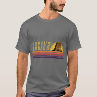 Duivelszaaier Retro Vintage Strepen vintage T-shirt