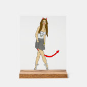 duiveltje acryl bord (Voorkant)