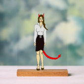 duiveltje acryl bord (Neutraal)