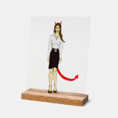 duiveltje acryl bord (Hoek)