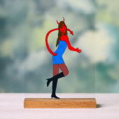 duiveltje acryl bord (Neutraal)