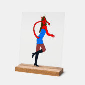 duiveltje acryl bord (Hoek)