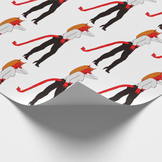 duiveltje cadeaupapier (Hoek)