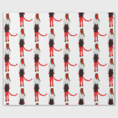 duiveltje cadeaupapier (Vlak)