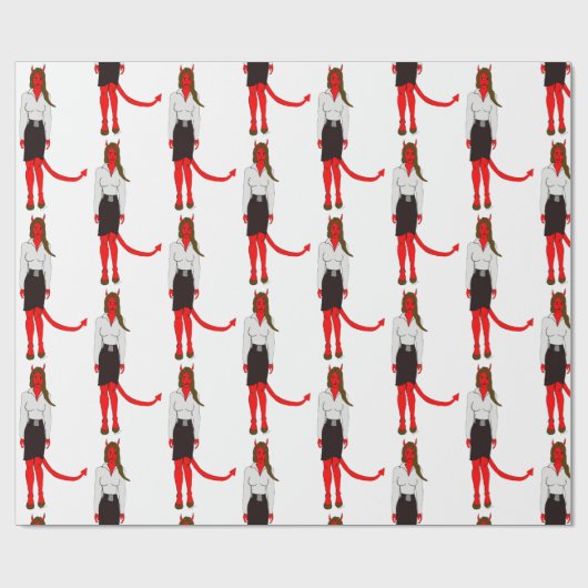 duiveltje cadeaupapier (Vlak)