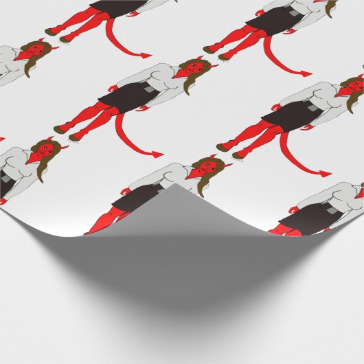 duiveltje cadeaupapier (Hoek)