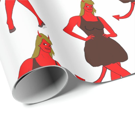 duiveltje cadeaupapier (Rol Hoek)