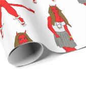 duiveltje cadeaupapier (Rol Hoek)