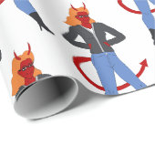 duiveltje cadeaupapier (Rol Hoek)