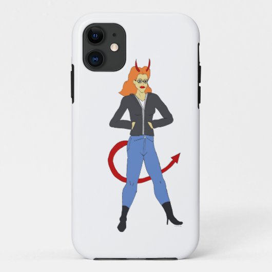 duiveltje Case-Mate iPhone case (Achterkant)