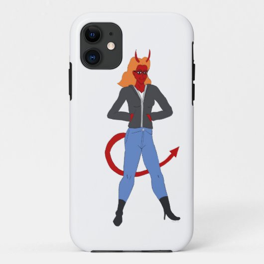 duiveltje Case-Mate iPhone case (Achterkant)
