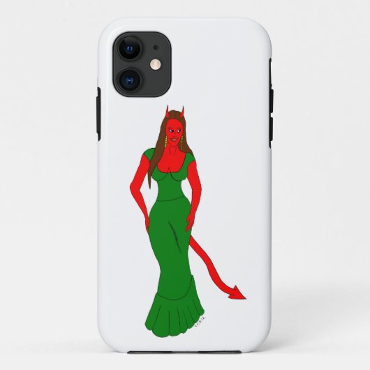 duiveltje Case-Mate iPhone case (Achterkant)