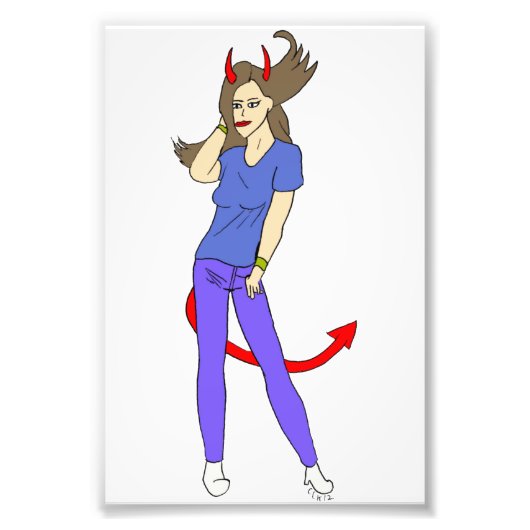 duiveltje foto afdruk (Voorkant)