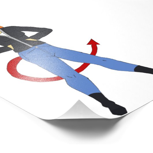 duiveltje foto afdruk (Hoek)