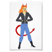 duiveltje foto afdruk (Voorkant)