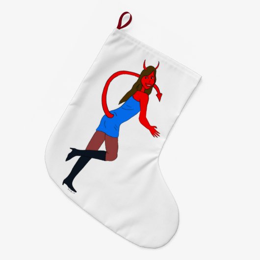 duiveltje grote kerstsok (Voorkant (Hangend))