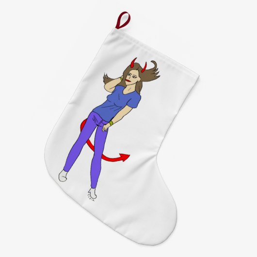 duiveltje grote kerstsok (Voorkant (Hangend))