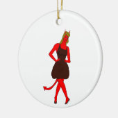 duiveltje keramisch ornament (Links)