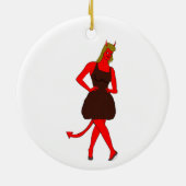 duiveltje keramisch ornament (Achterkant)