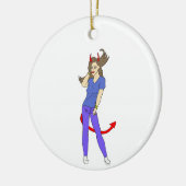 duiveltje keramisch ornament (Links)