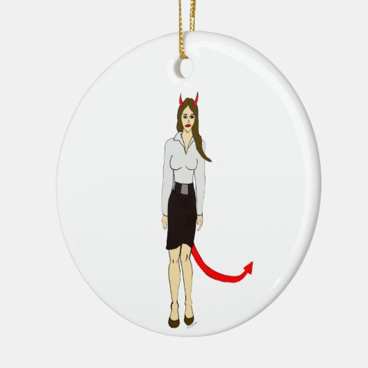 duiveltje keramisch ornament (Links)