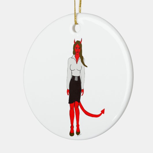 duiveltje keramisch ornament (Links)