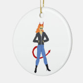 duiveltje keramisch ornament (Links)