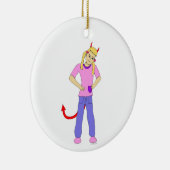 duiveltje keramisch ornament (Rechts)